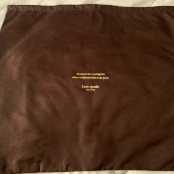 KATE SPADE Large Dust Bag! 17.5" X 19.5" - Picture 2 of 8
